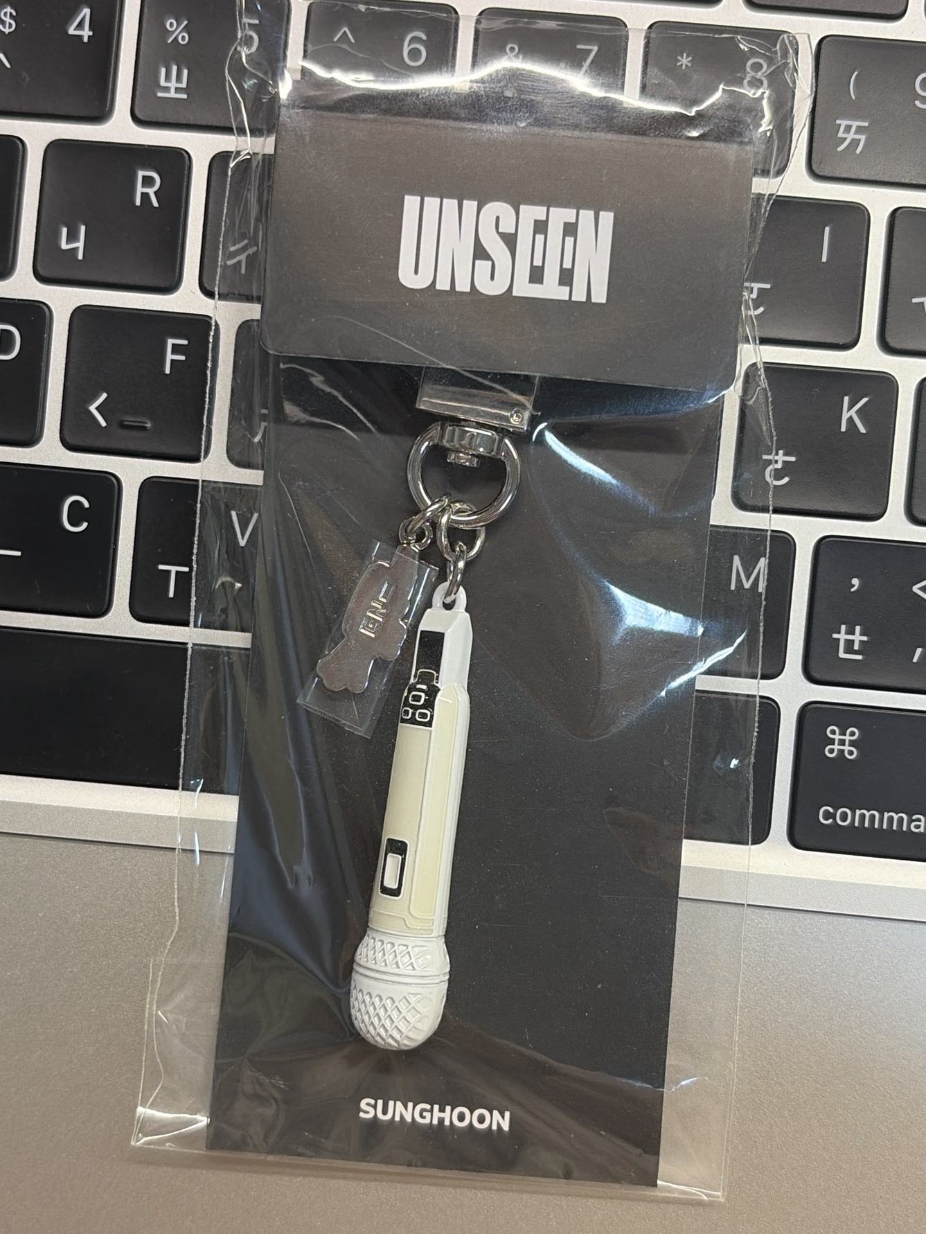 UNSEEN展覽 朴成訓 麥克風吊飾