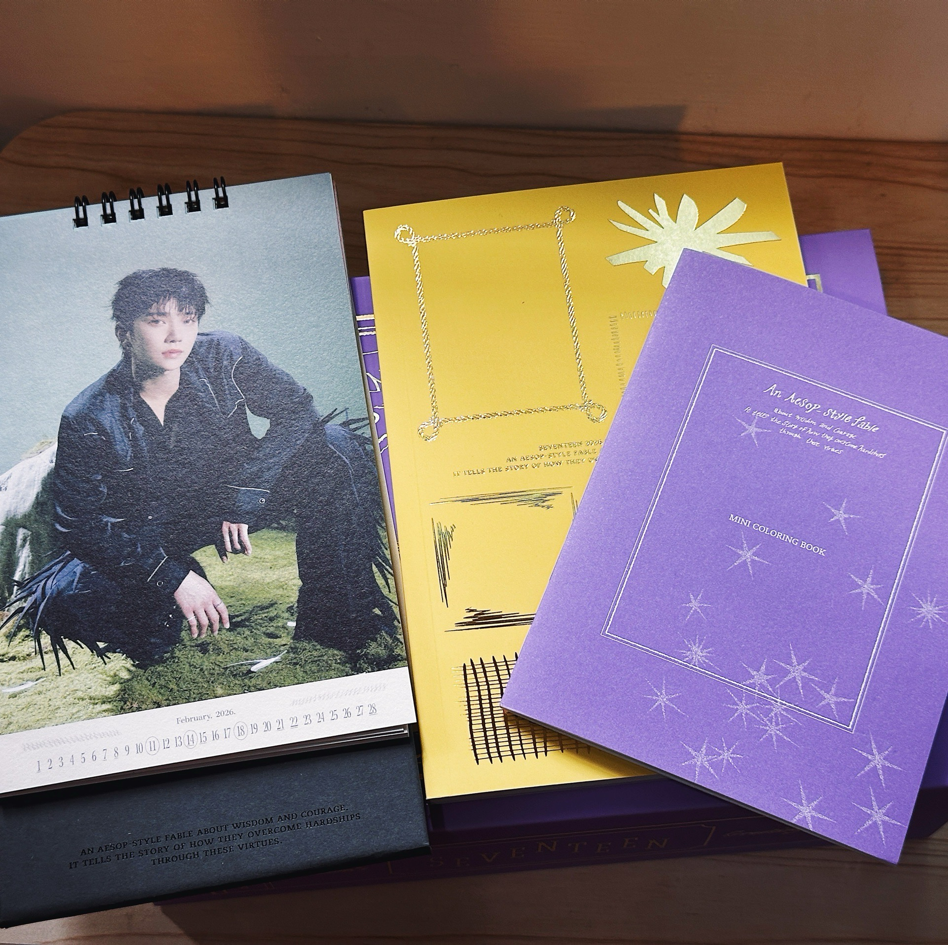 26’年曆 年曆 （僅桌曆+筆記本+塗色本）