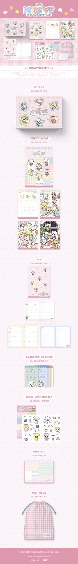 MINIVE年曆 2026 SEASONS GREETINGS