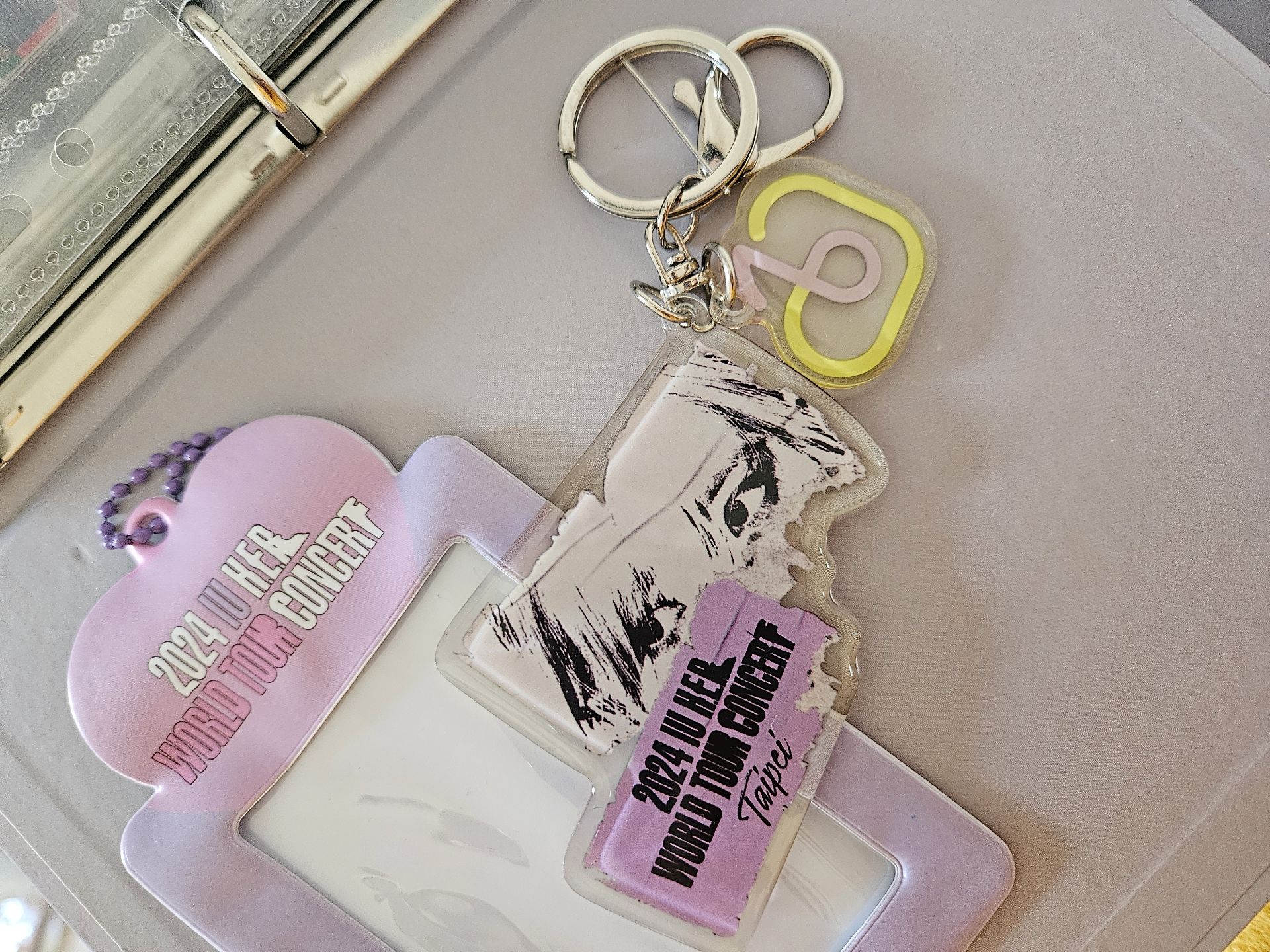 IU HER 台北入場卡 送入場鑰匙圈＆卡套