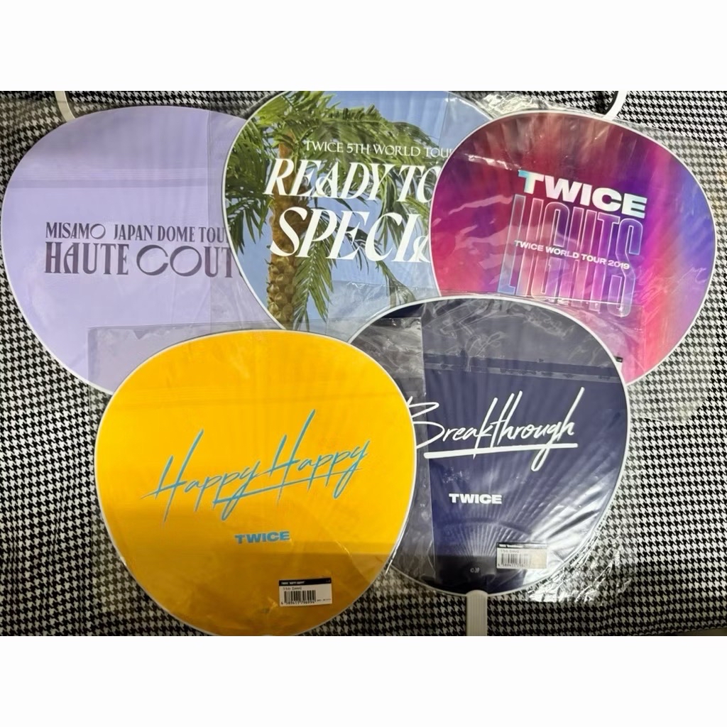 twice 絕版 sana 湊崎紗夏 歷代 日本 日巡 大扇 扇子 演唱會 世巡 快閃店 應援扇