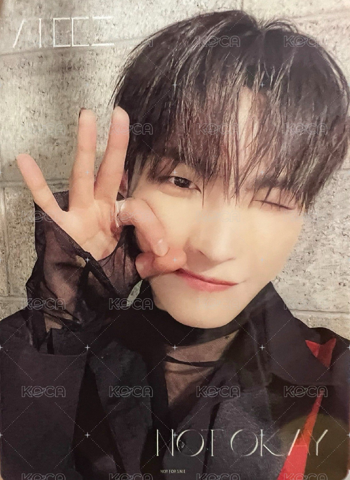 💙Not Okay hmv 特典卡 妳約我的時間我都ok喲 弘中Hongjoong