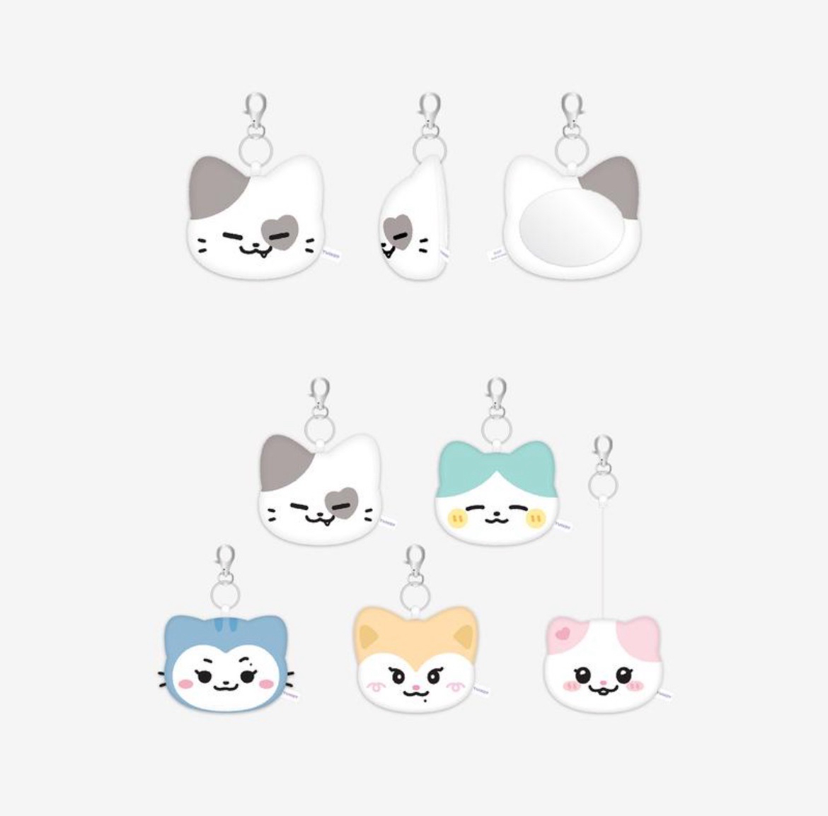 ITZY｜ON AIR x 4th FM 毛絨鏡子（一套）