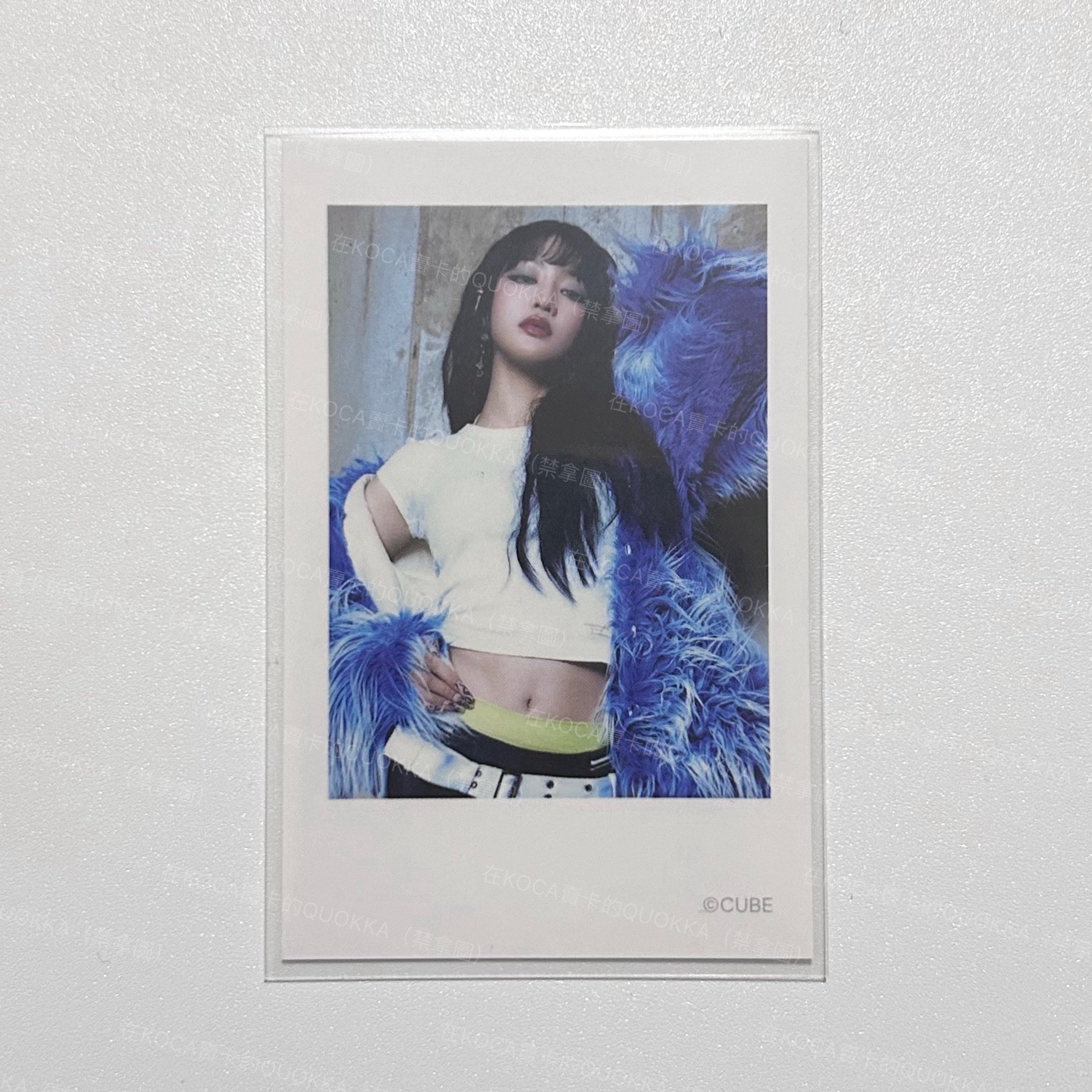 i-dle WE ARE 快閃店 米妮鐵盒拍立得卡