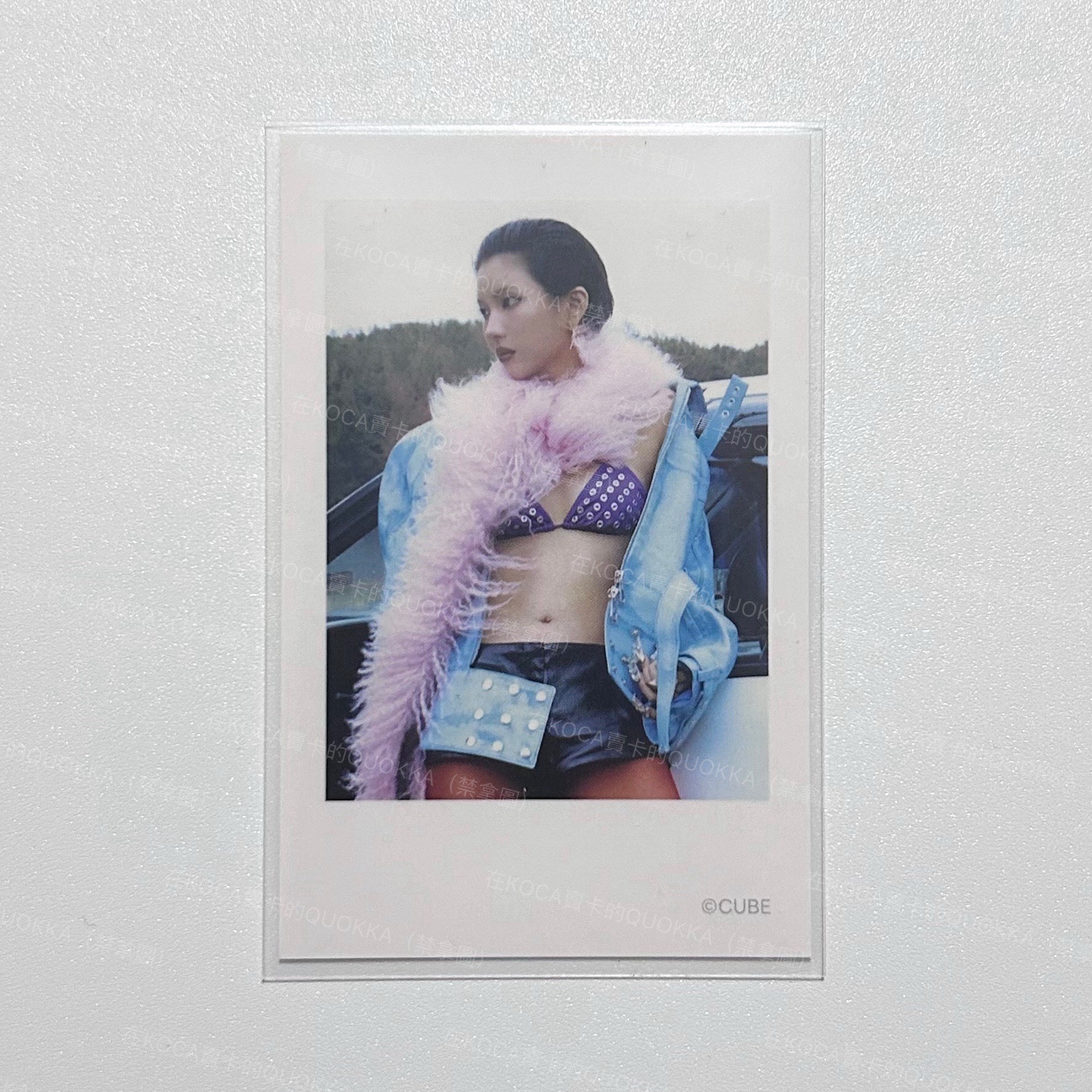 i-dle WE ARE 快閃店 小娟鐵盒拍立得卡