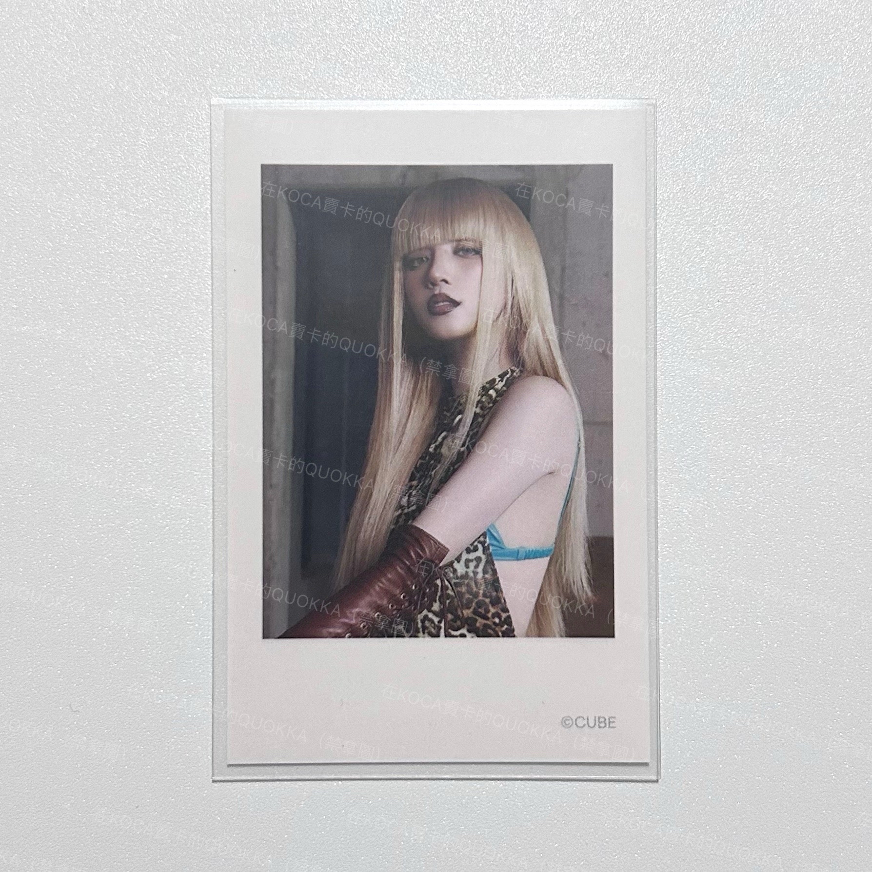 i-dle WE ARE 快閃店 雨琦鐵盒拍立得卡