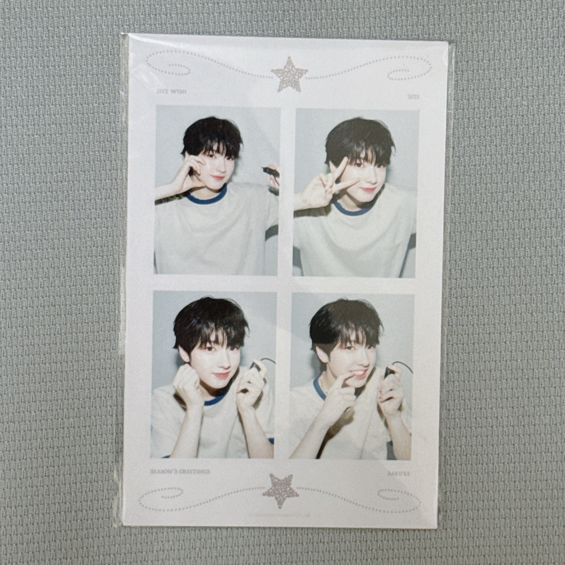 NCT WISH｜Sakuya 2025年曆 人生四格