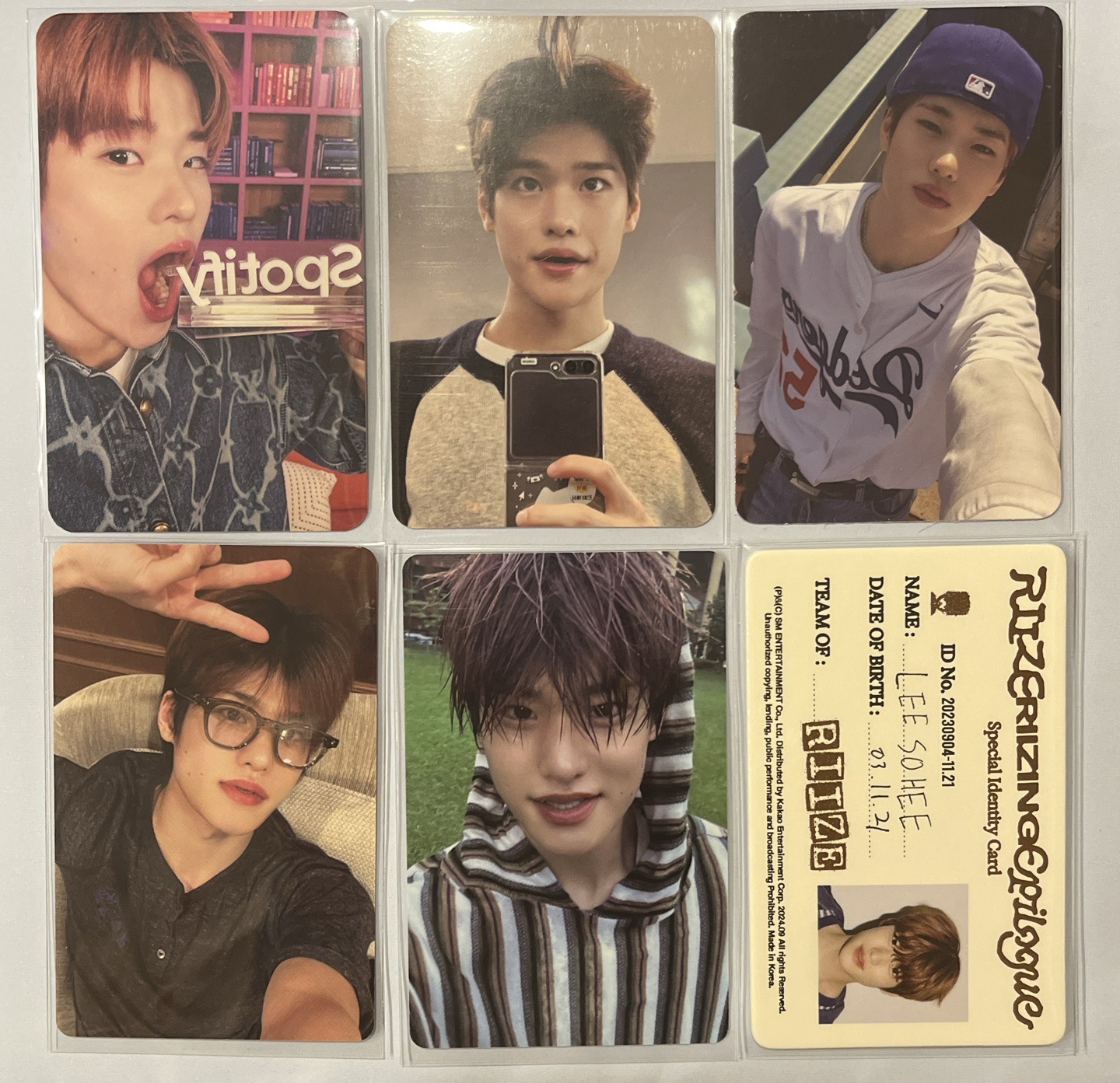 riizing/riizing ep 專卡 簽售卡 熙