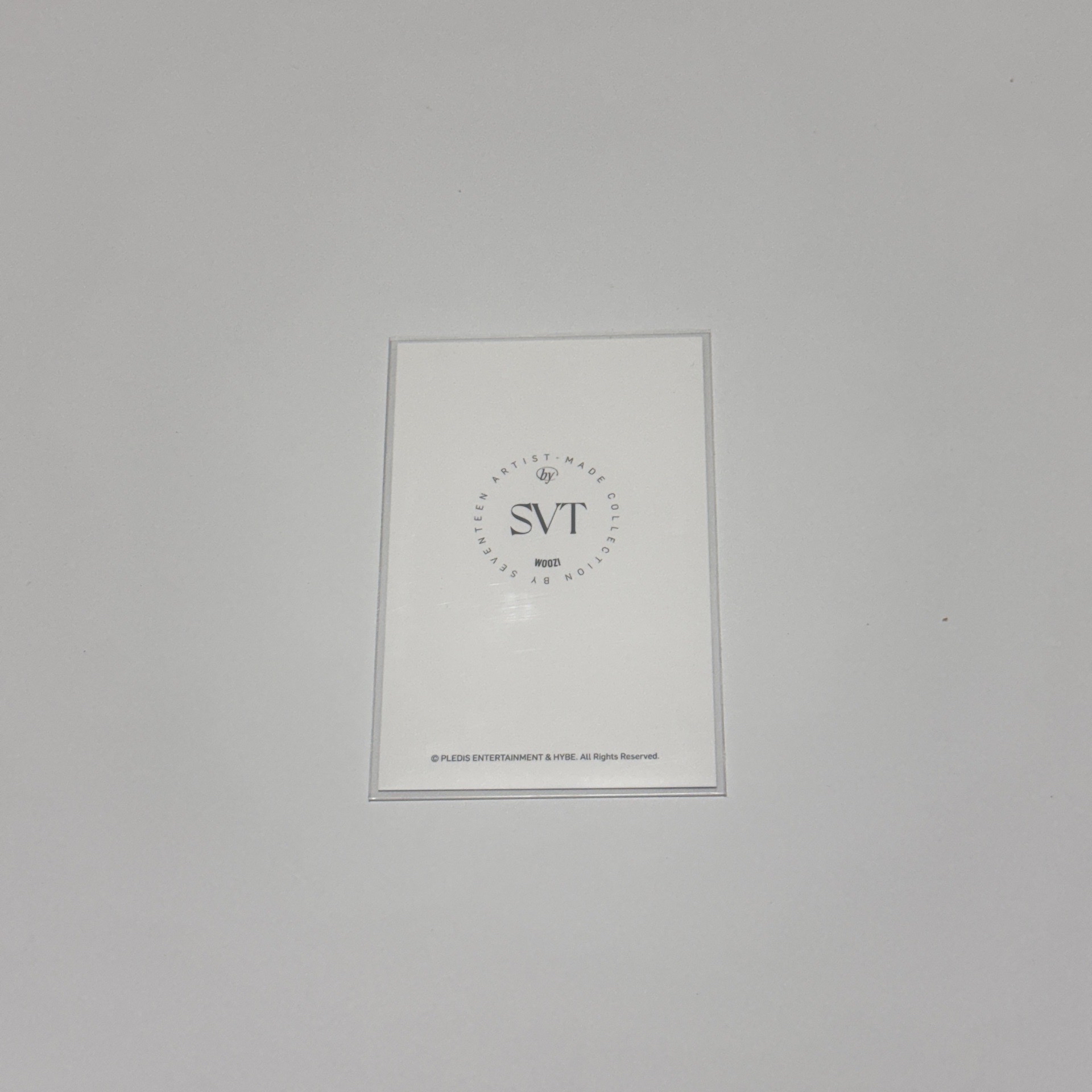 勳 WOOZI ARTIST MADE 餐具卡 成員自製 周邊卡 碗盤組