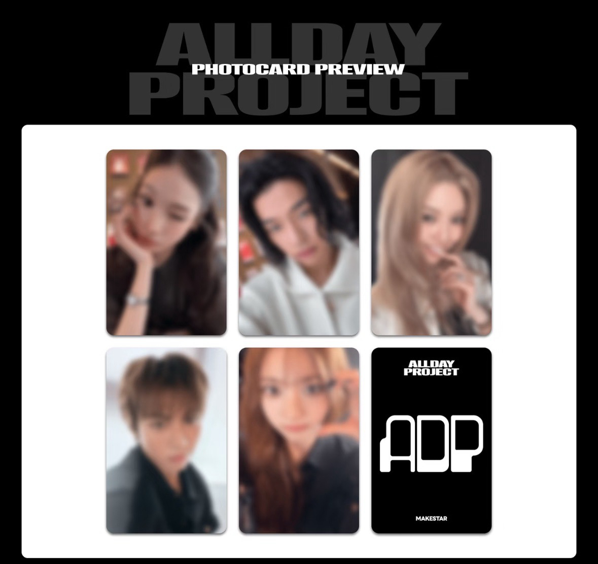 【在途1月底到貨】ms簽售⭕️ ALLDAY PROJECT 線下少量簽售卡