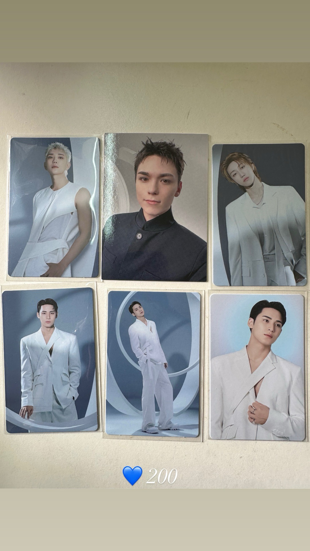 💙綁物 可單出 seventeen 小卡 奎 秀 俊 燦