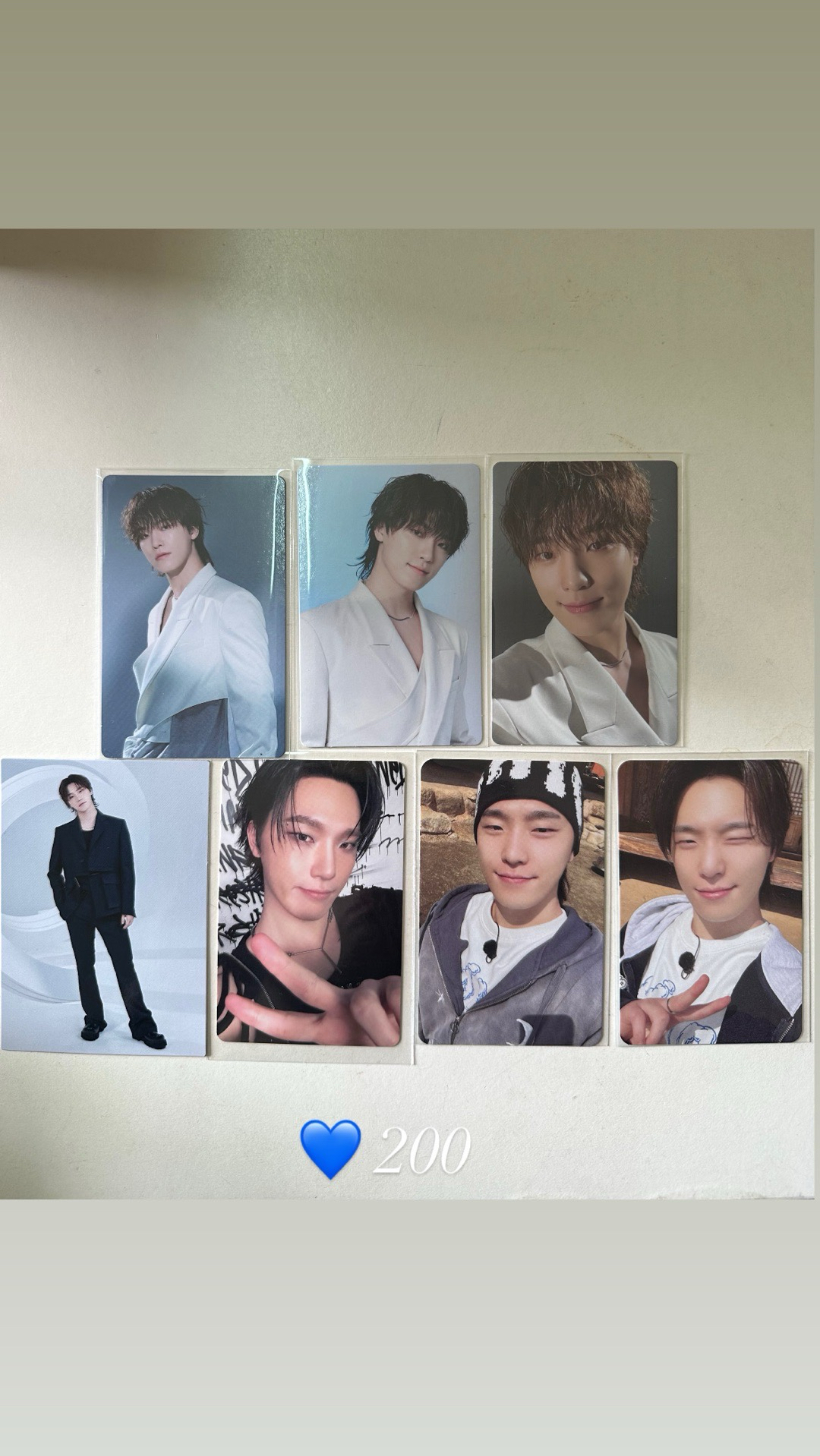 💙綁物 可單出 seventeen 小卡 奎 秀 俊 燦