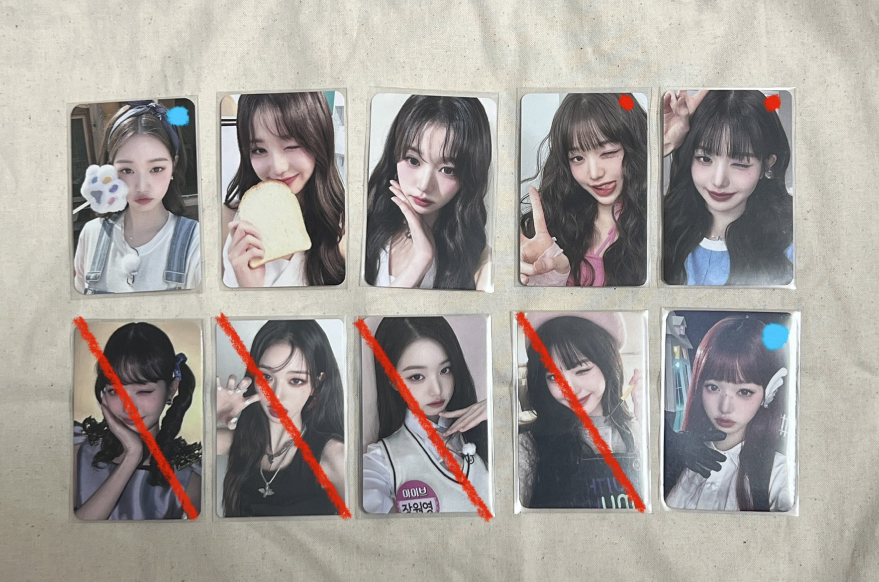 IVE 各成員特典（快來尋寶）