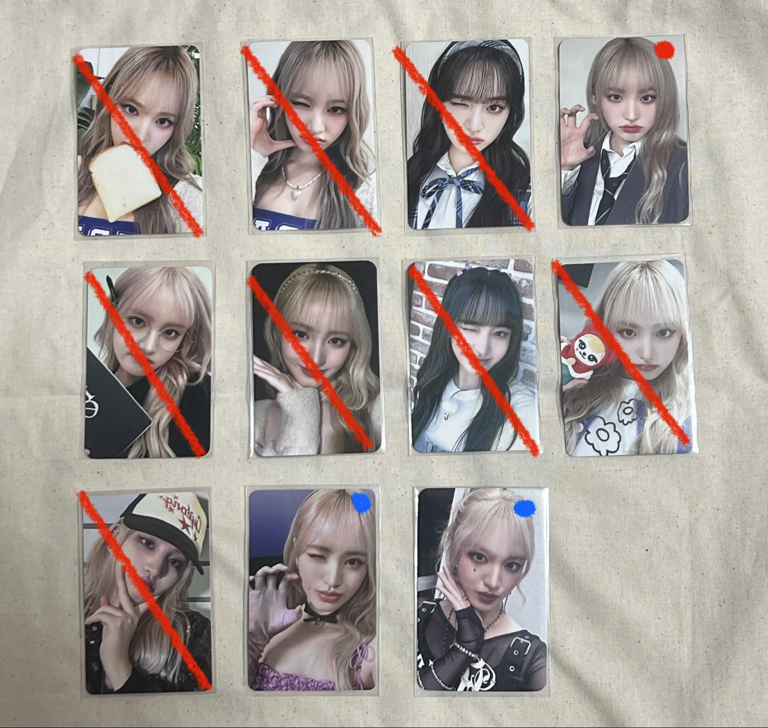 IVE 各成員特典（快來尋寶）