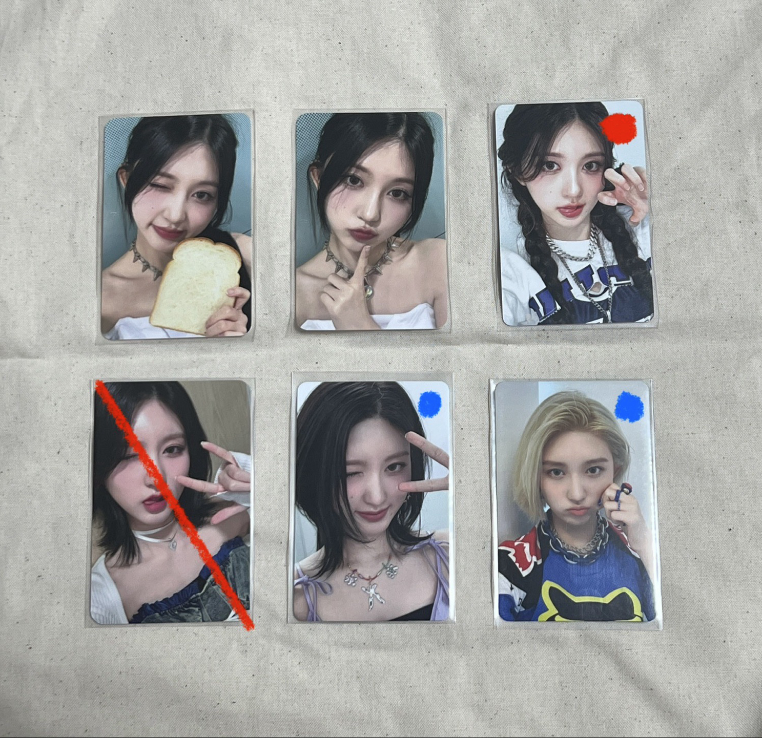 IVE 各成員特典（快來尋寶）