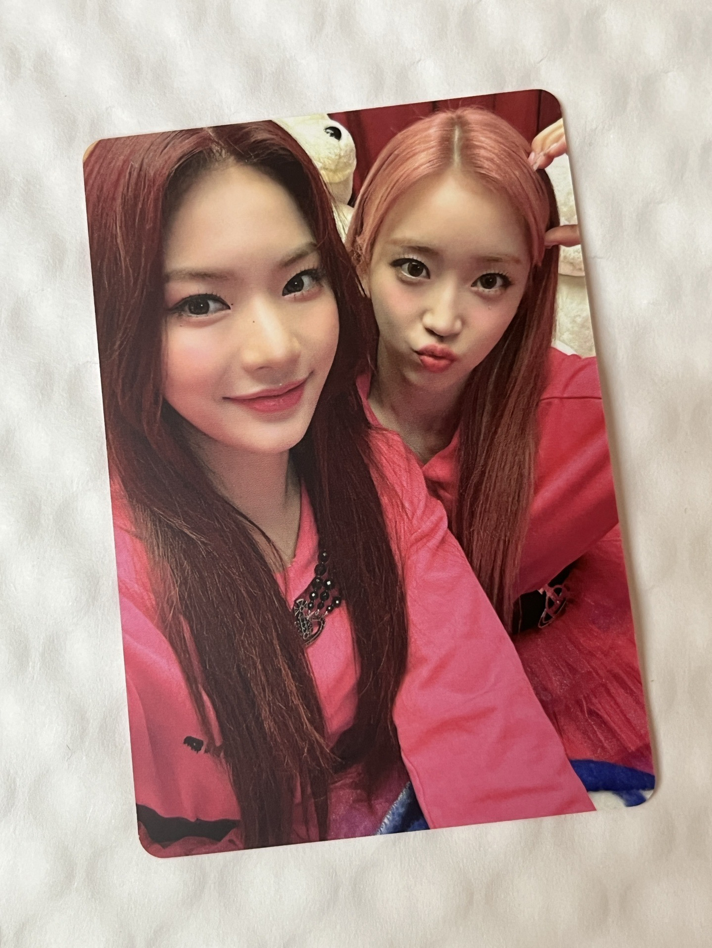 STAYC SUMIN ISA Teddy Bear bushiya 珉莎 泰迪熊 日咖 雙人卡 cp卡