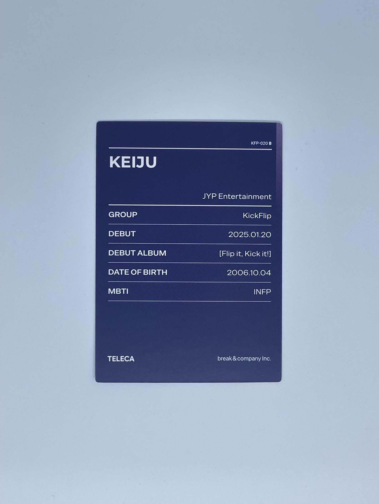 25新秀 Teleca Base 隨機卡 Keiju 