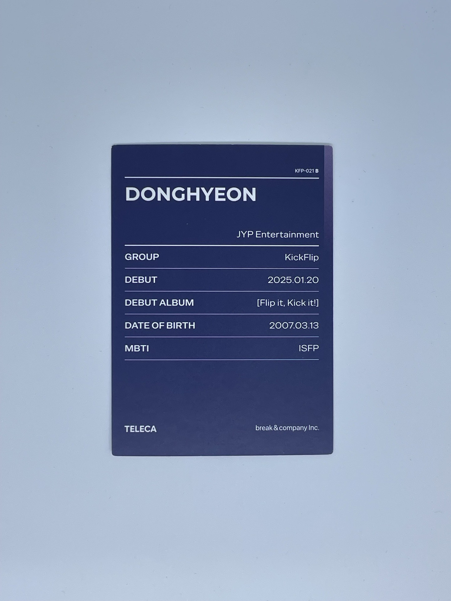 25新秀 Teleca Base 隨機卡 Donghyeon 