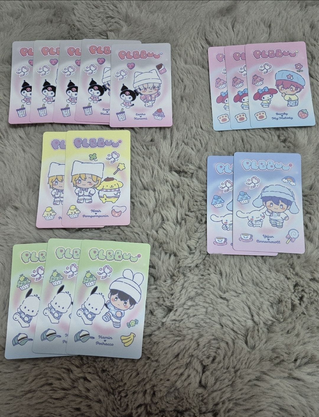 PLBBUU 專輯卡&特典卡💙💜💓❤️🖤