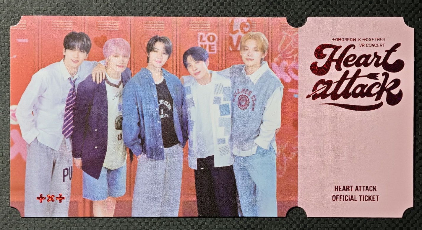TXT VR 💗紀念票卡💗