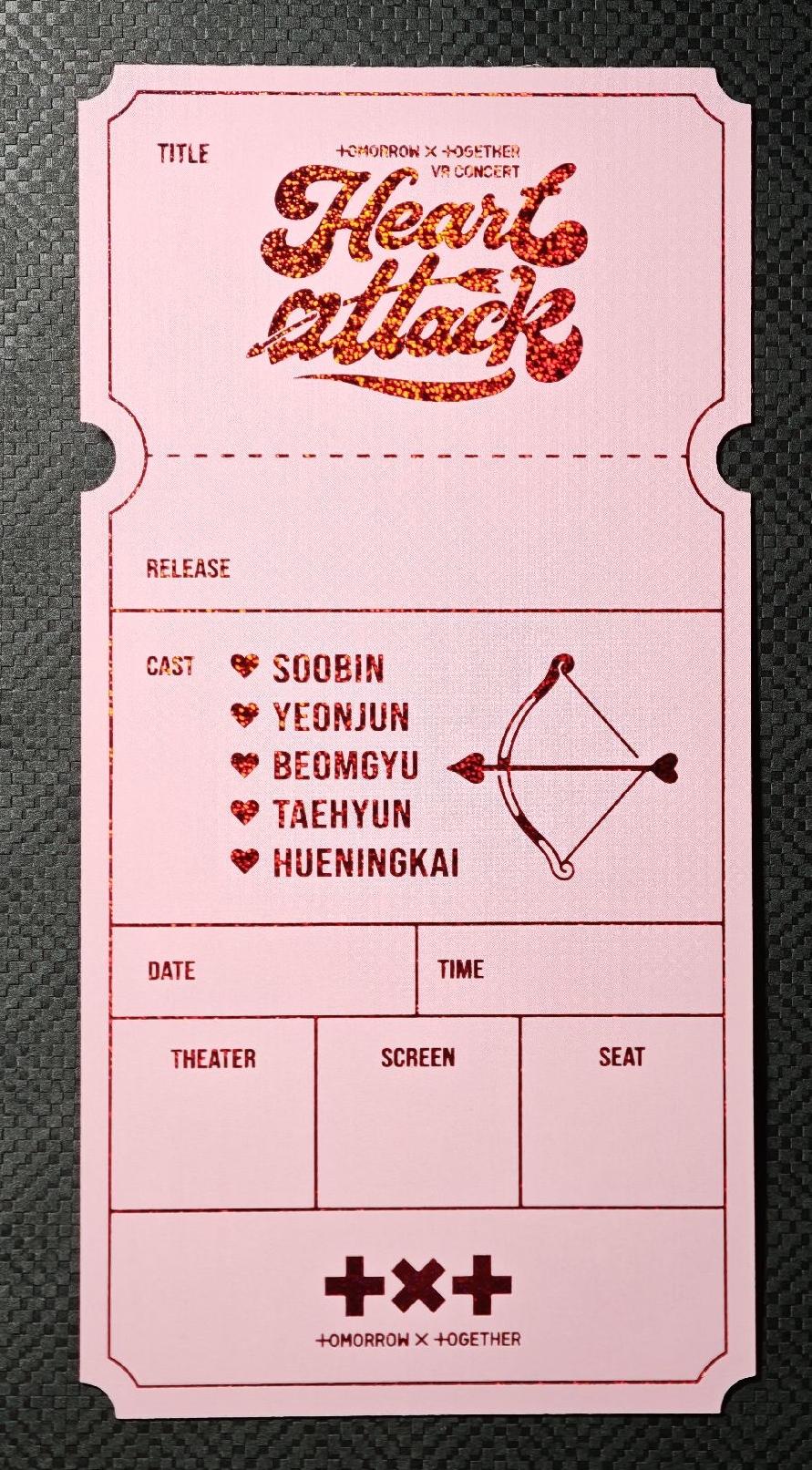 TXT VR 💗紀念票卡💗