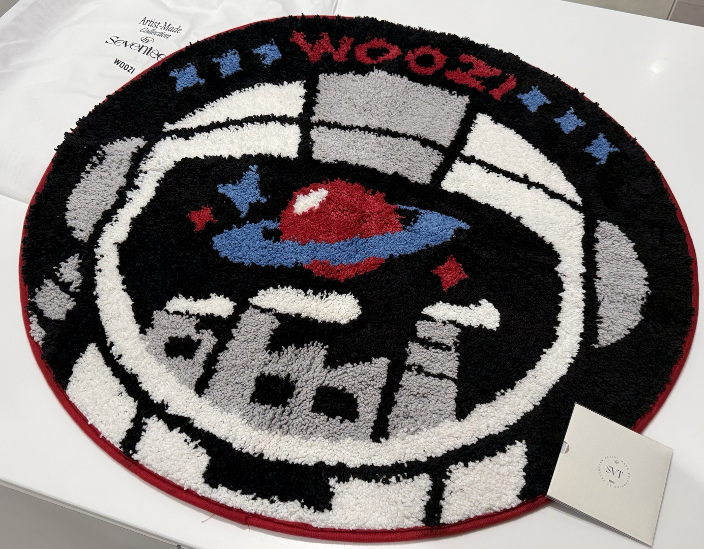 成員自製系列 Woozi地毯含卡