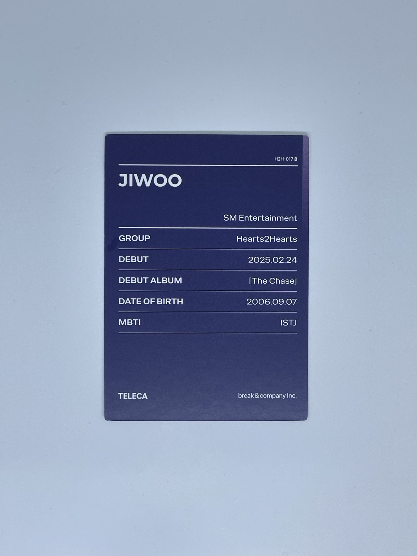 25新秀 Teleca 隨機卡 基本款 JIWOO