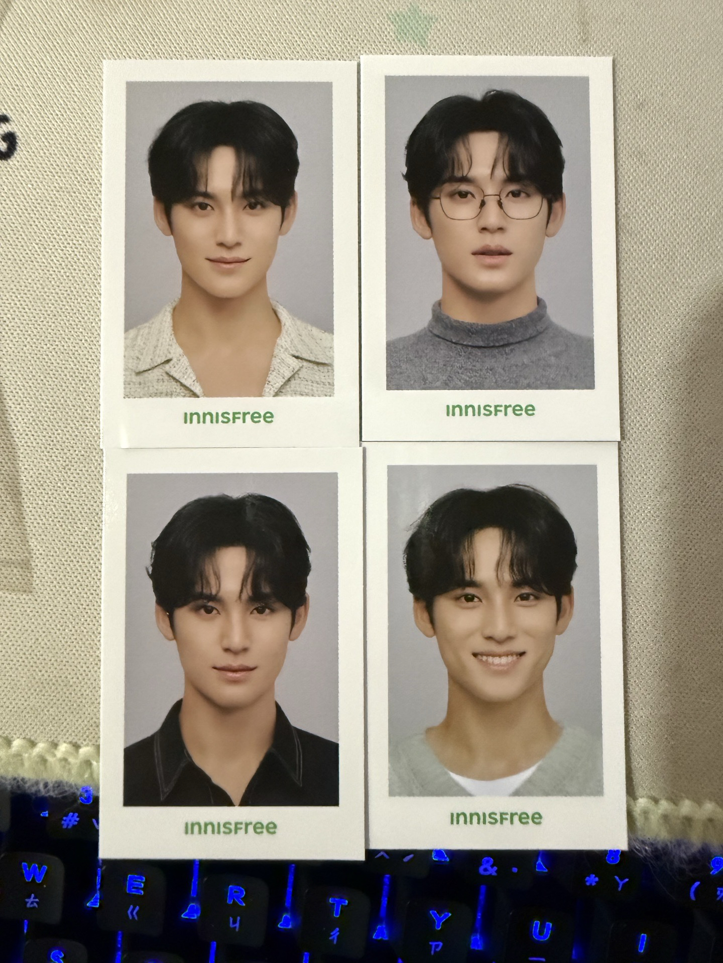 珉奎innisfree證件照