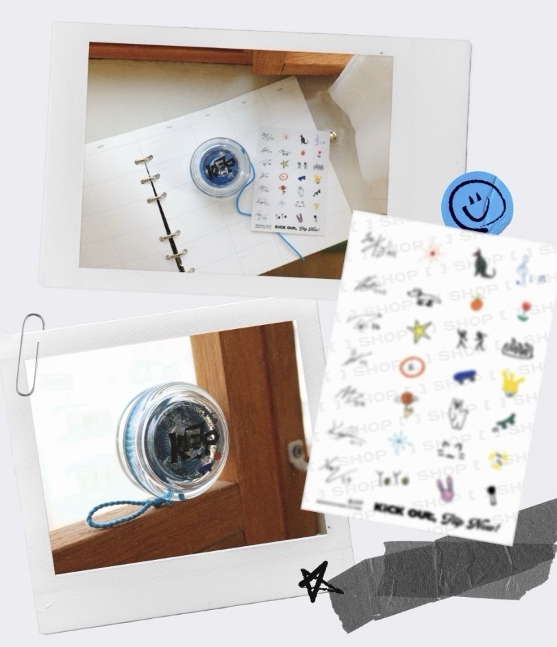 🛹KICKFLIP 悠悠球set（悠悠球/貼紙/小卡*7）