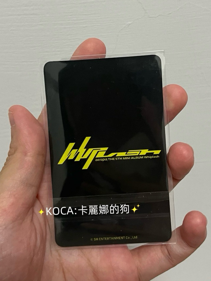 現貨｜aespa Giselle Whiplash IA幸運卡