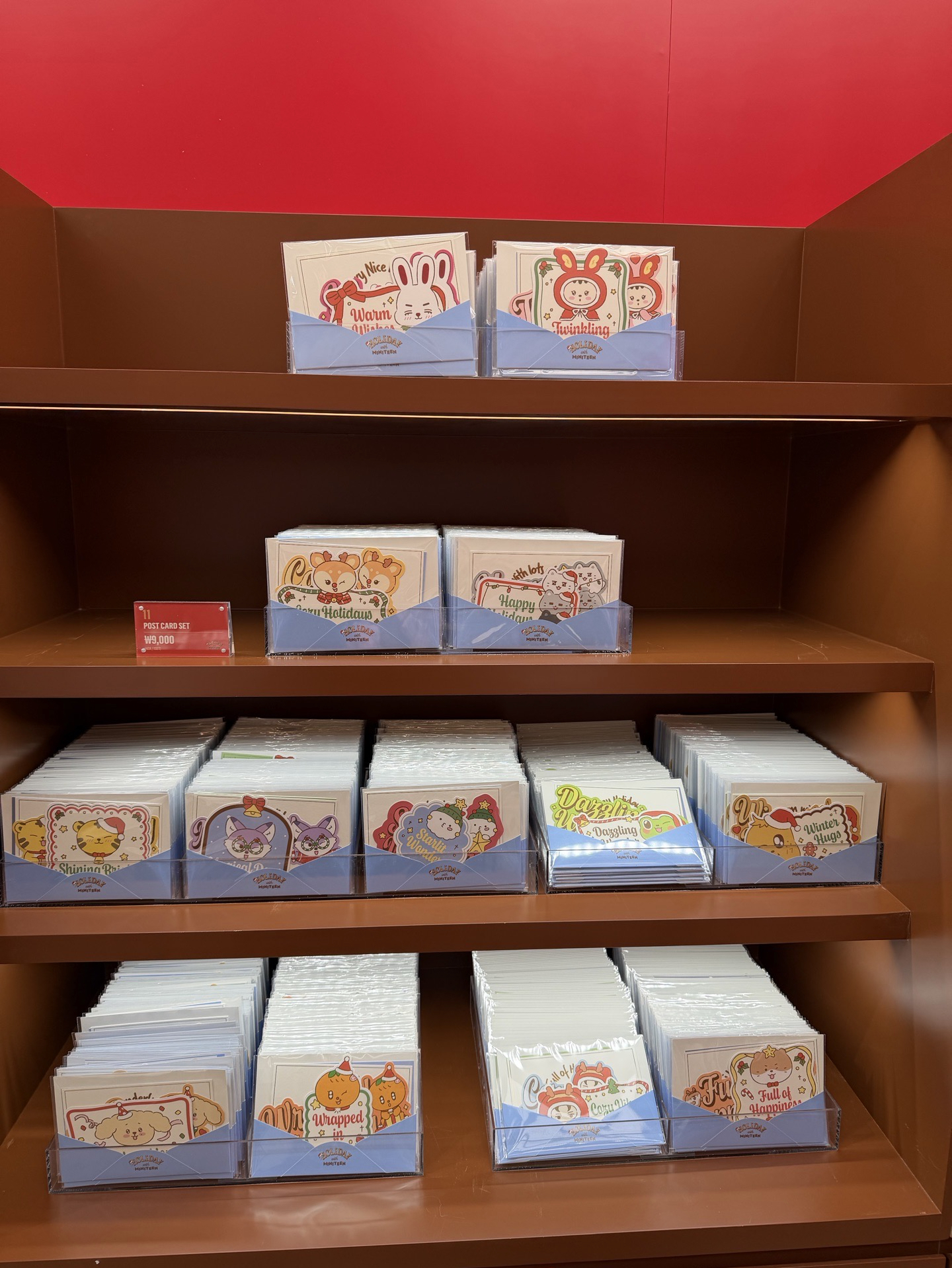 現貨 聖誕Miniteen 明信片組