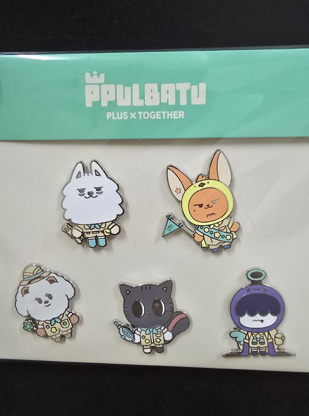 角巴兔金屬徽章