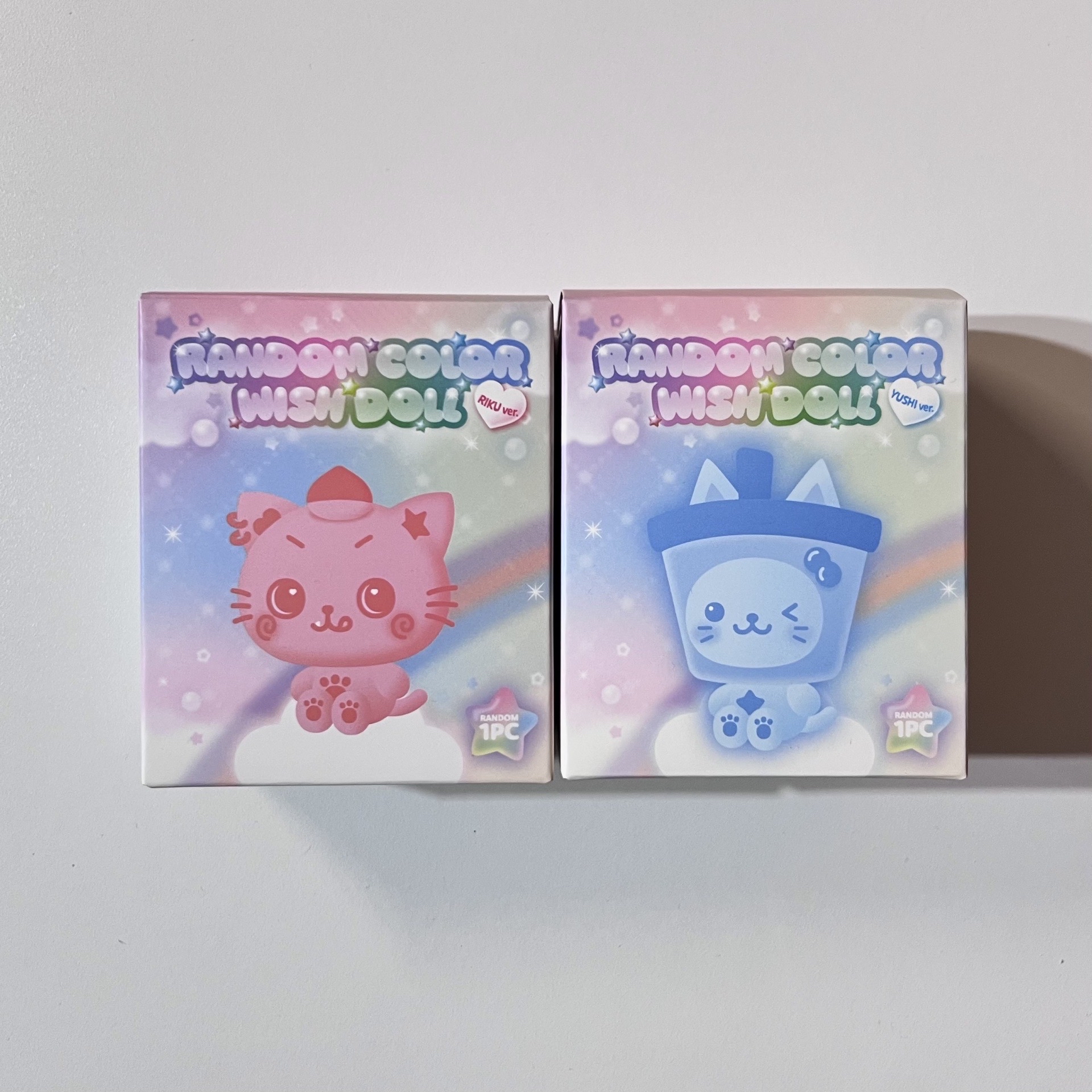 NCT WISH 彩娃 黃色奶茶貓+紫色kuri