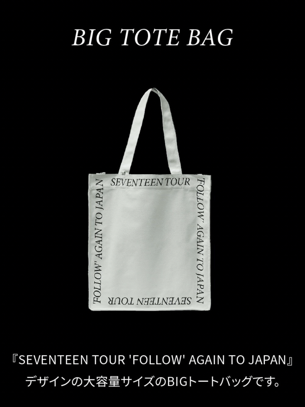 Follow again to Japan 帆布包+pvc保護套（二手）