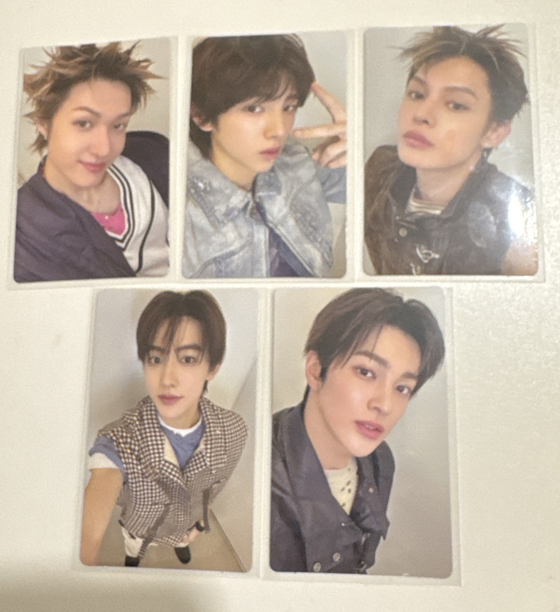 一套五張成員無團卡