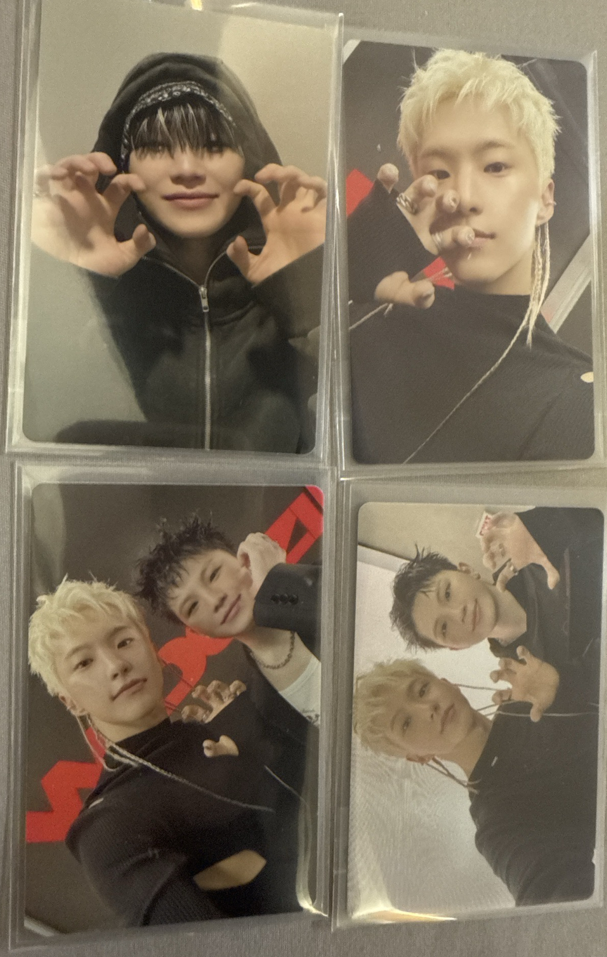 HxW beam 專輯卡 虎爪勳 四張不拆