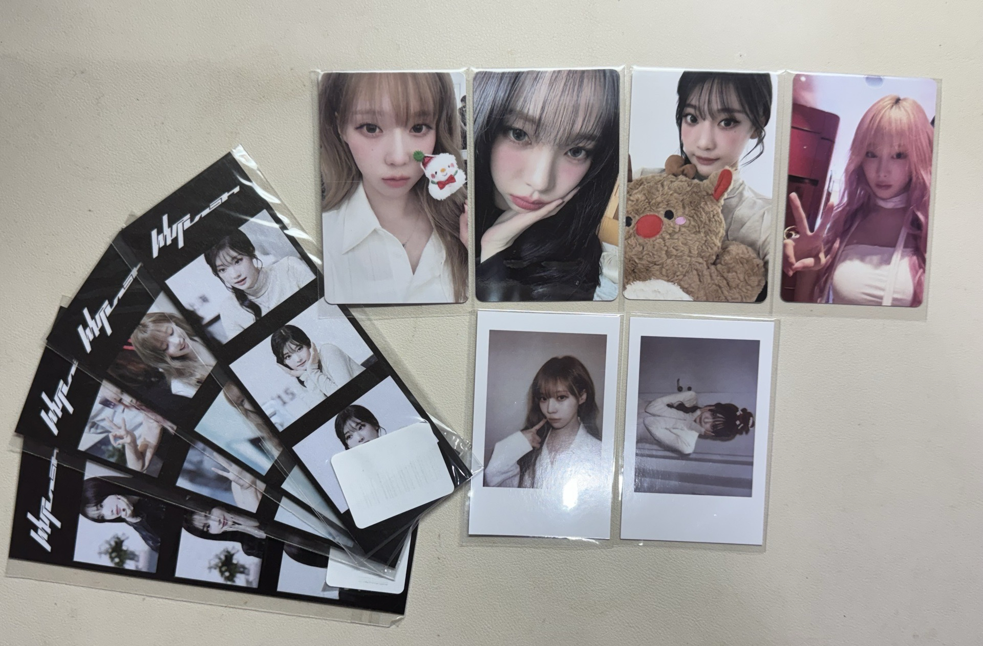 aespa聖誕簽售一套含拍立得三宮格