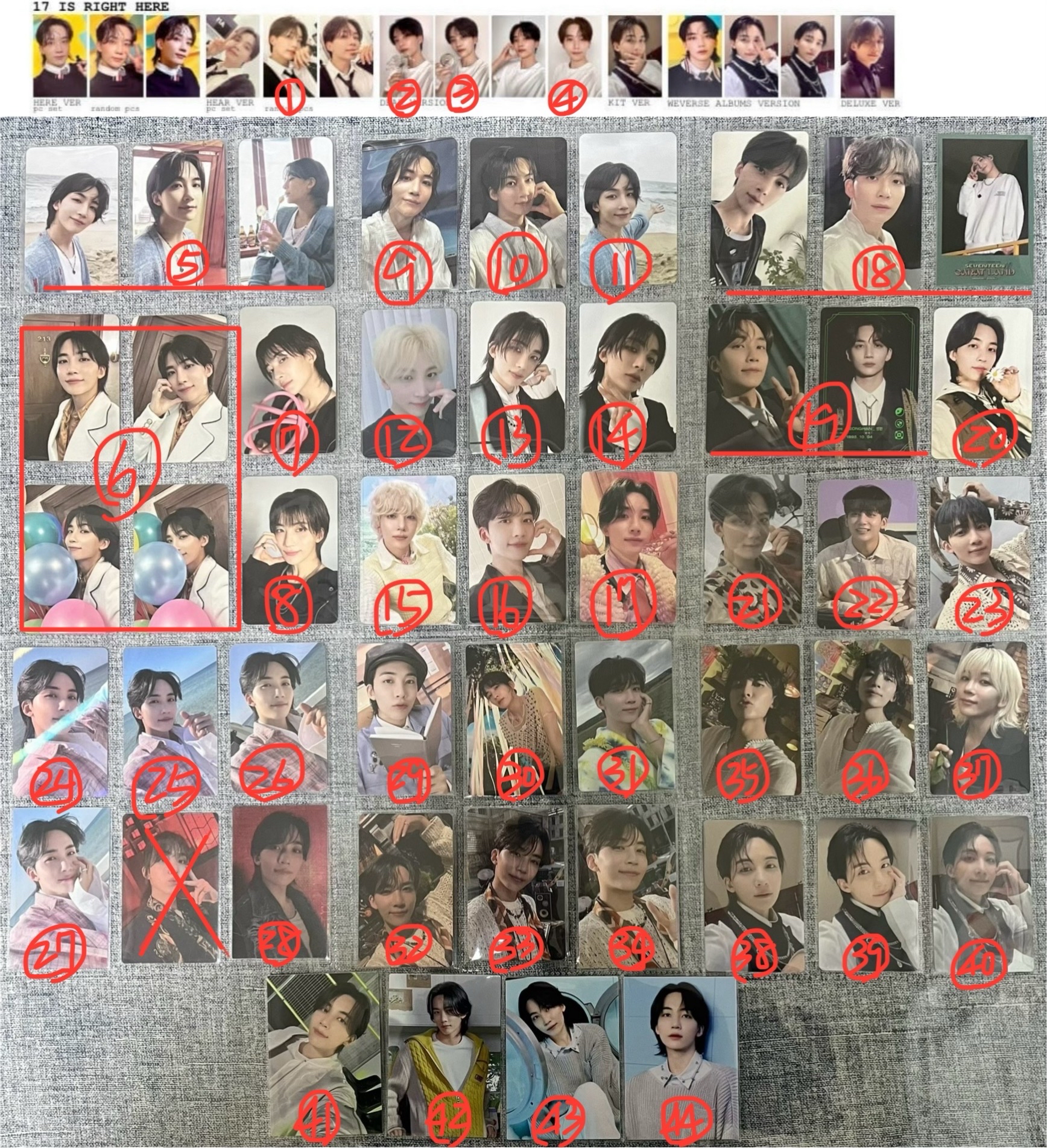 ②尹淨漢 JEONGHAN小卡