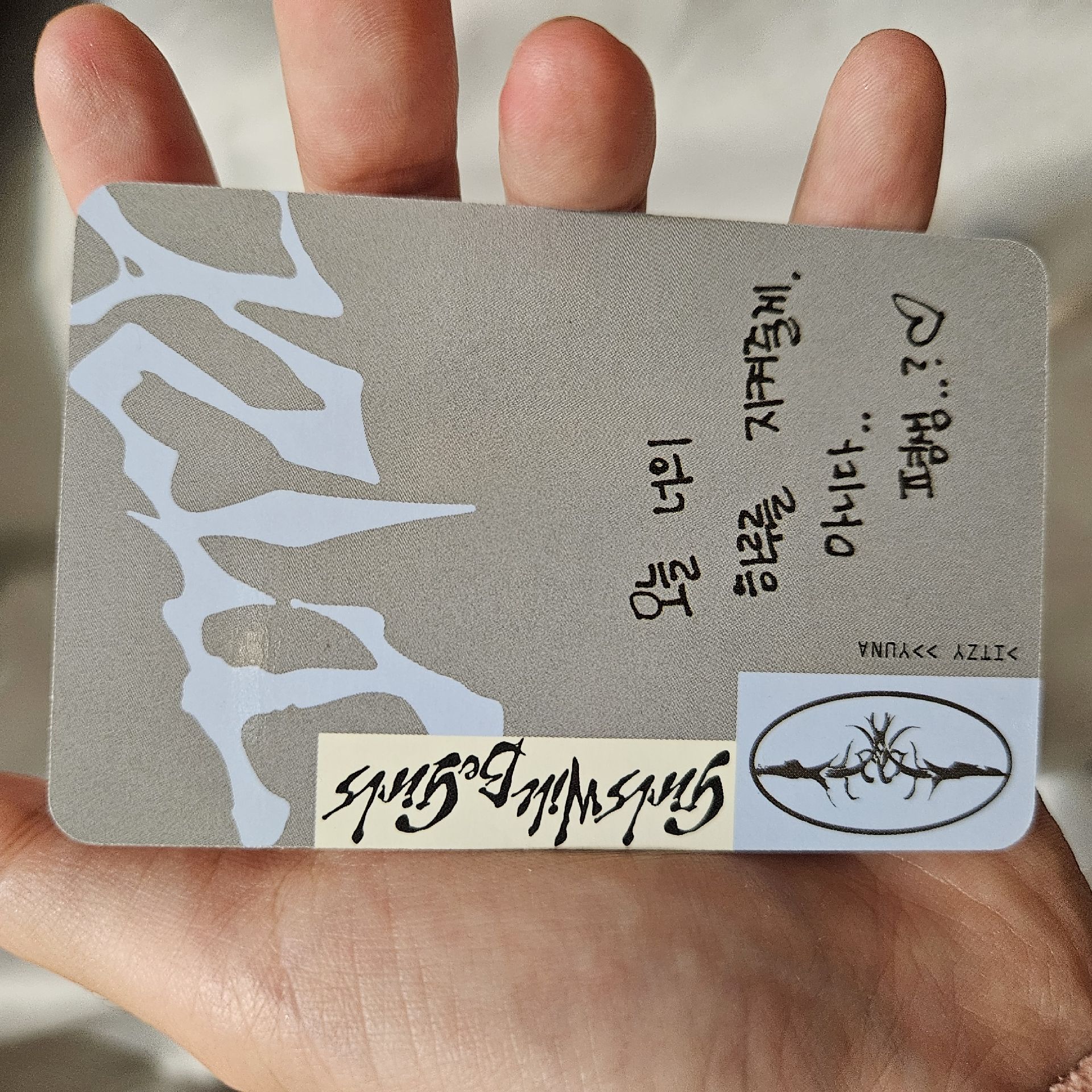 ITZY GWBG 專卡，有娜 比心 小卡