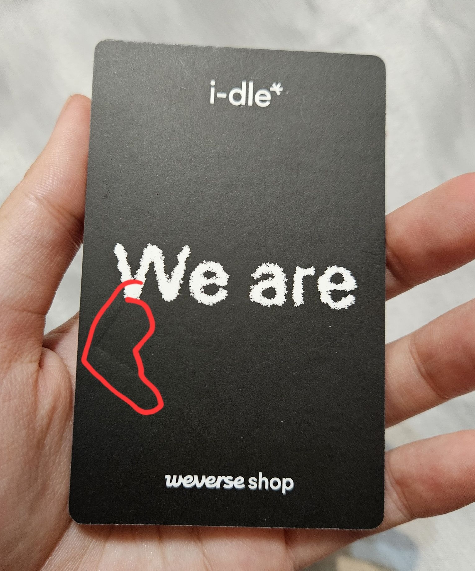 i-dle 迷八 wvs 小娟 特典卡 預售小卡