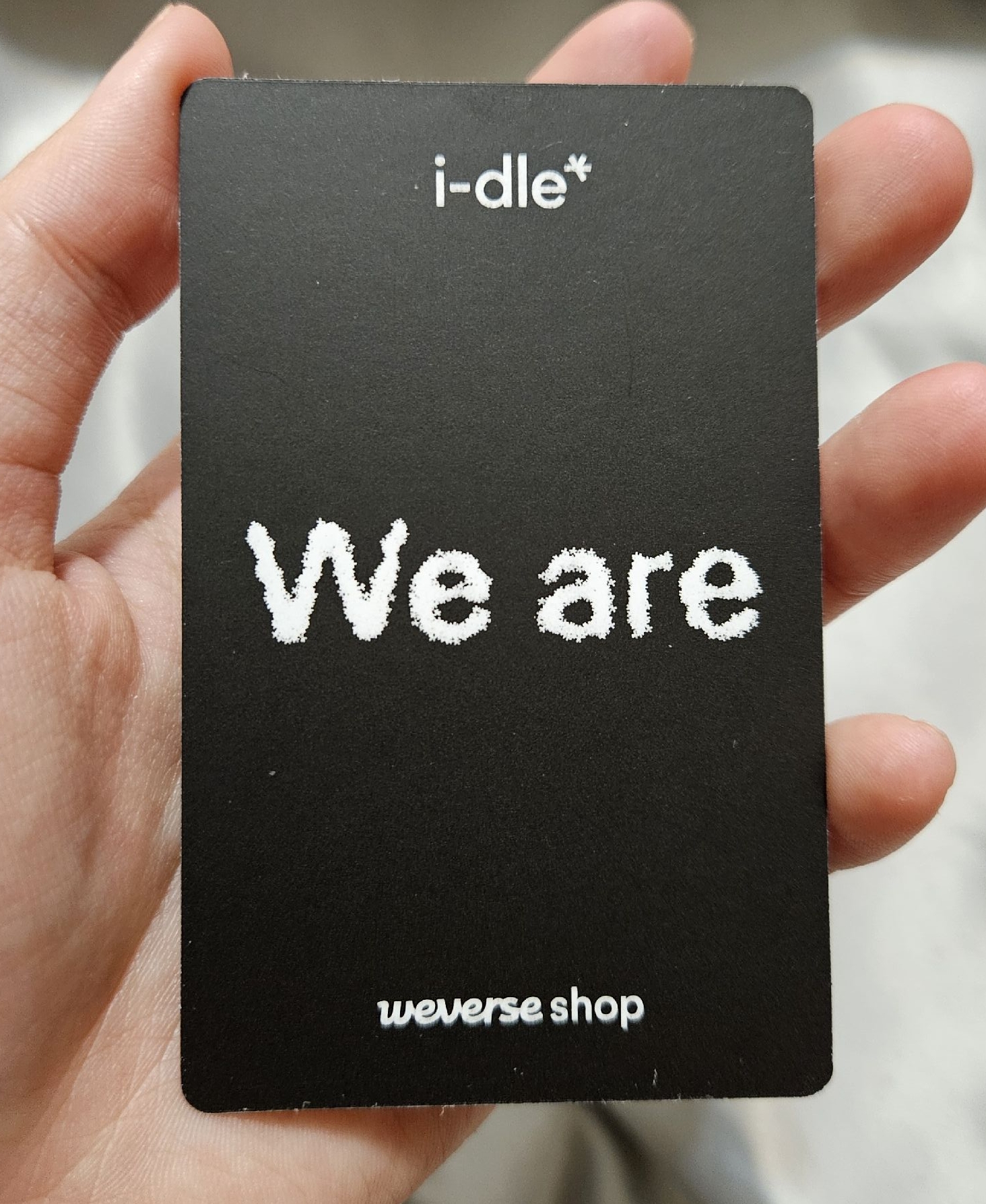 i-dle We are 迷八 舒華 wvs特典卡