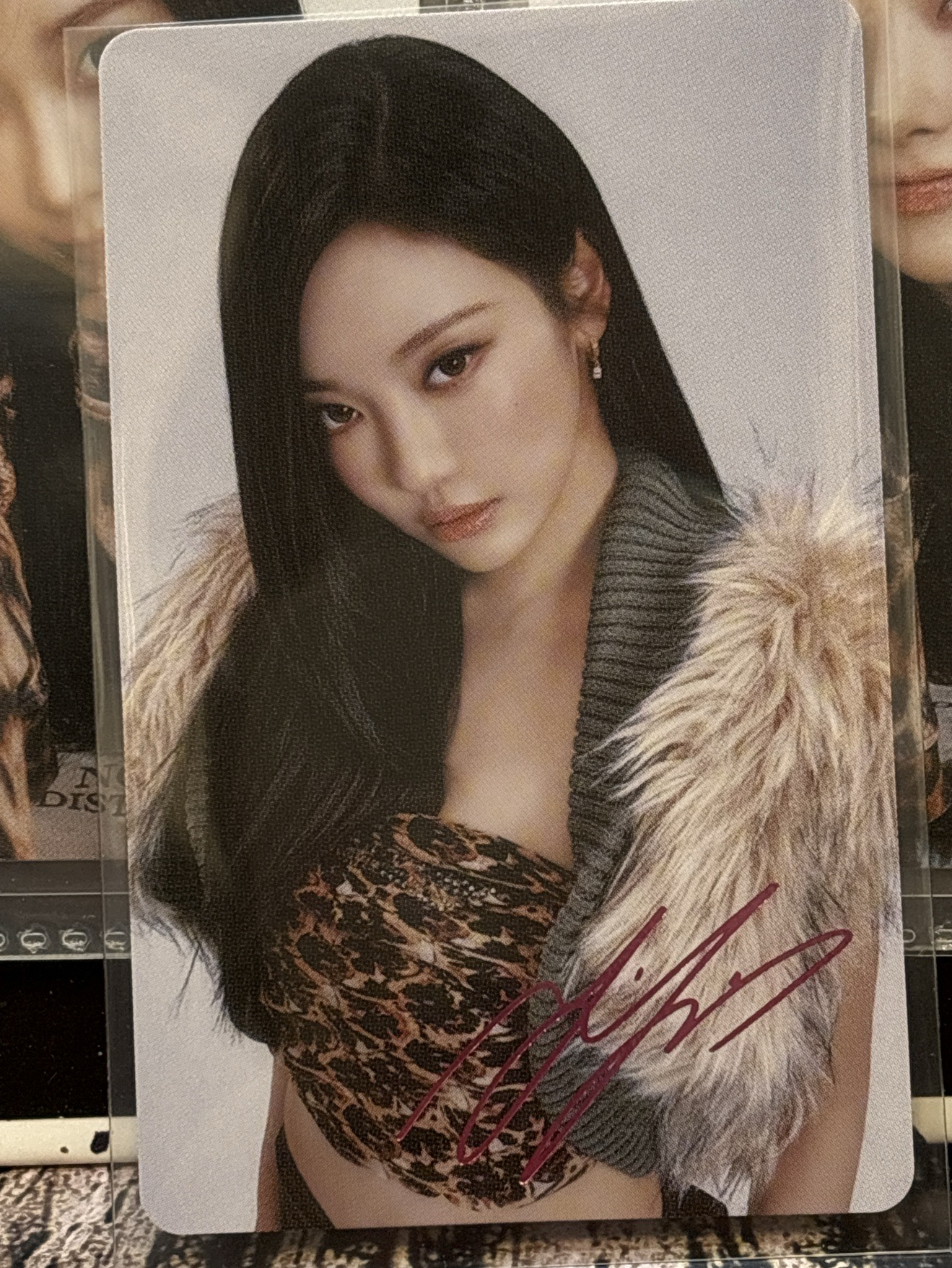 aespa｜印簽寧 圖二是日文卡背