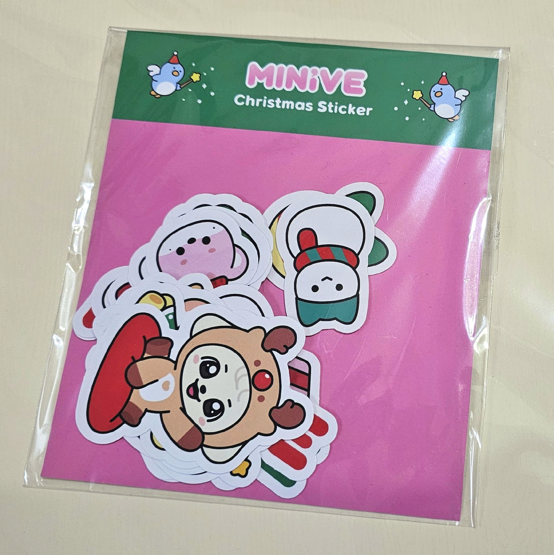 [現貨] MINIVE 聖誕版貼紙組