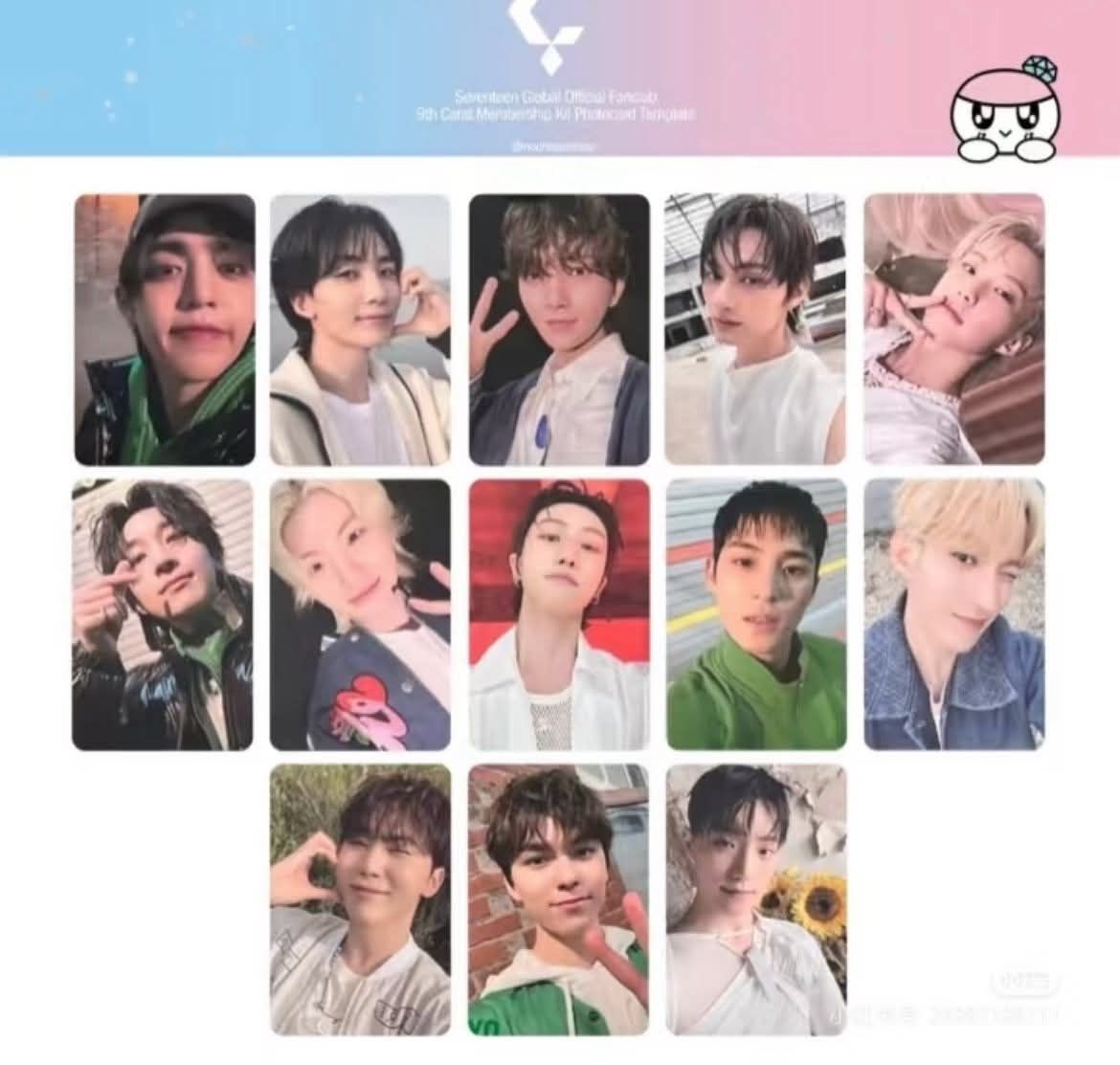 九期會員禮小卡 一套