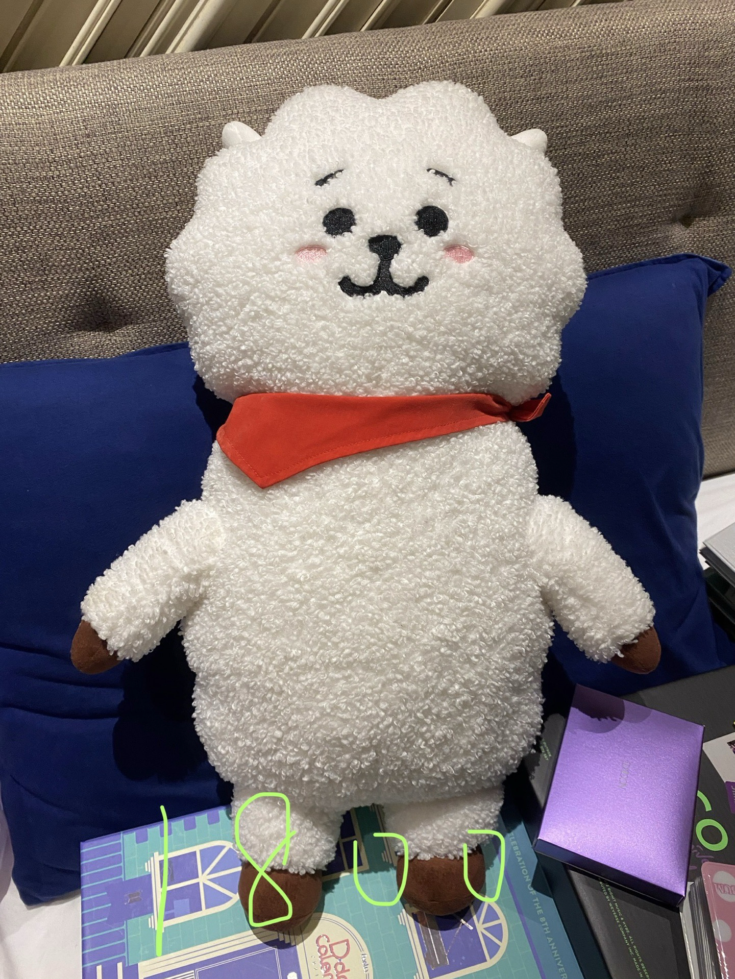 綠 BT21 RJ jumbo 大娃