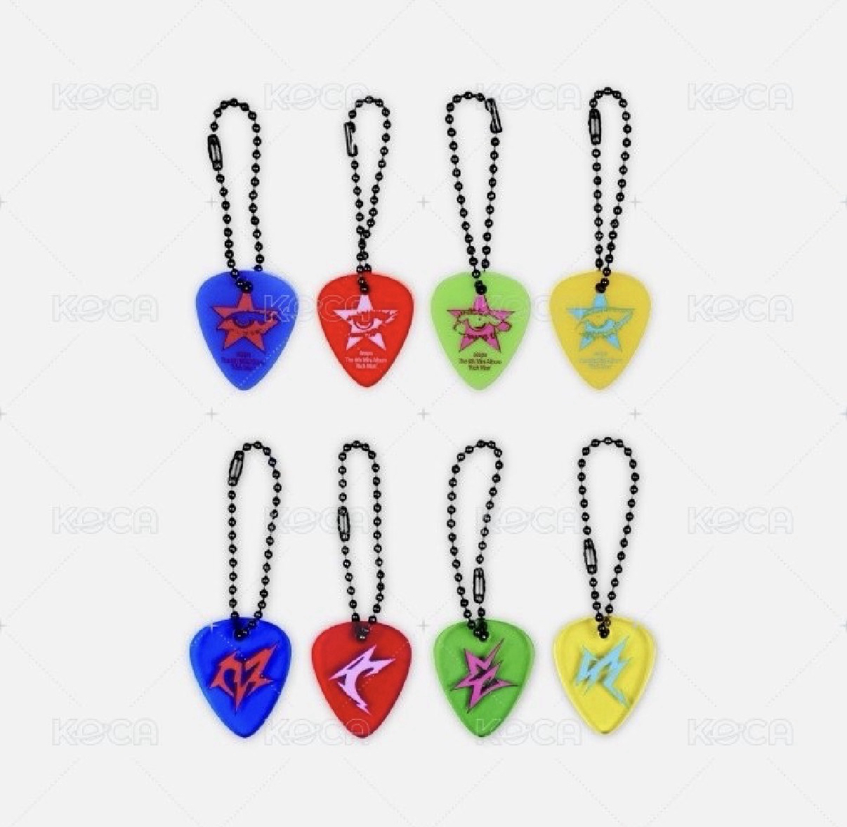 Rich man扭蛋盲盒 隨機吉他撥片吊飾