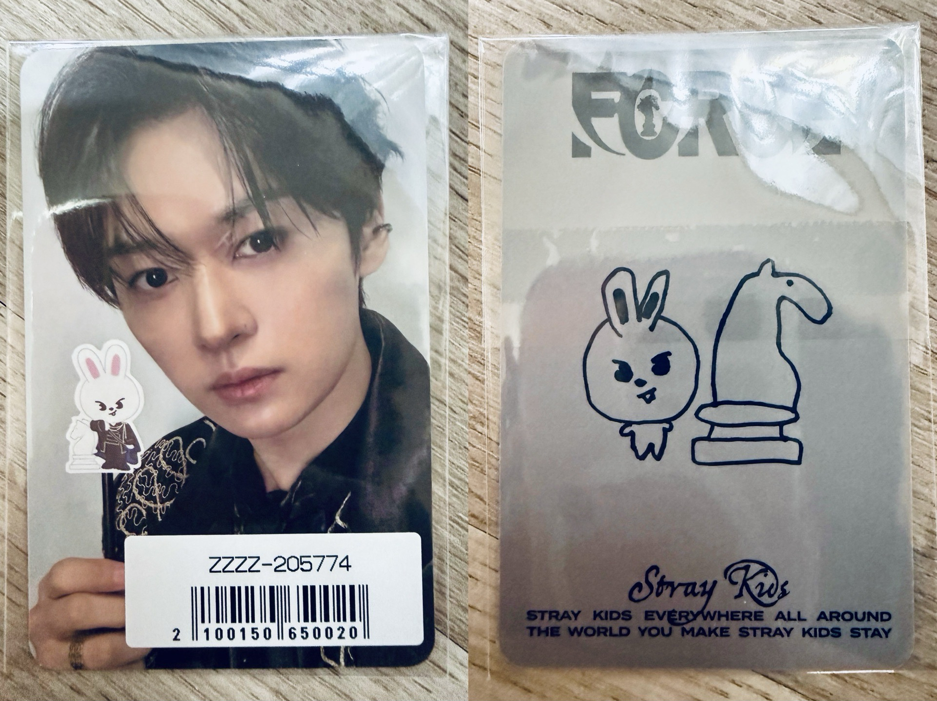 sony特典 旻(圖片是小卡正反面)