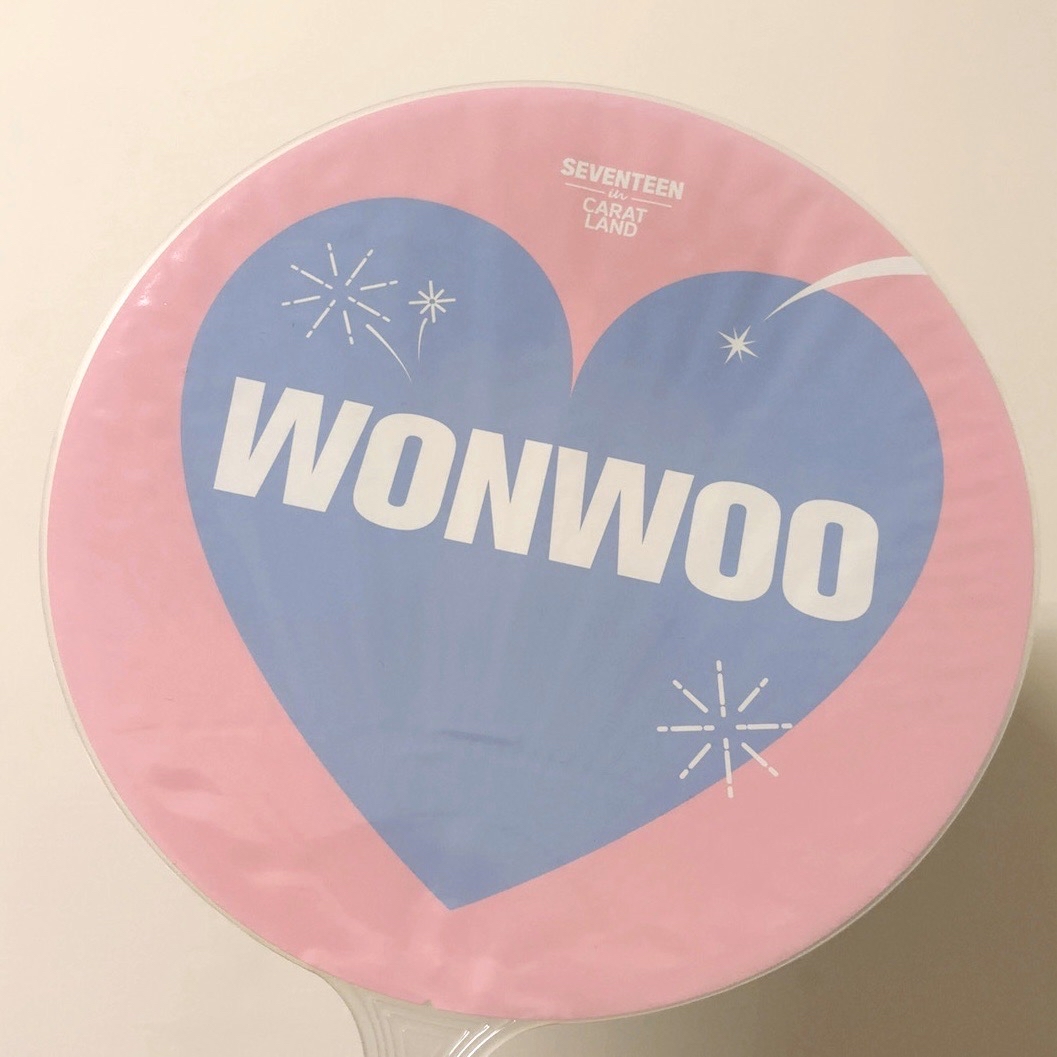 🔴贈物不單出🔴 SEVENTEEN 全圓佑 2019 應援扇 扇子