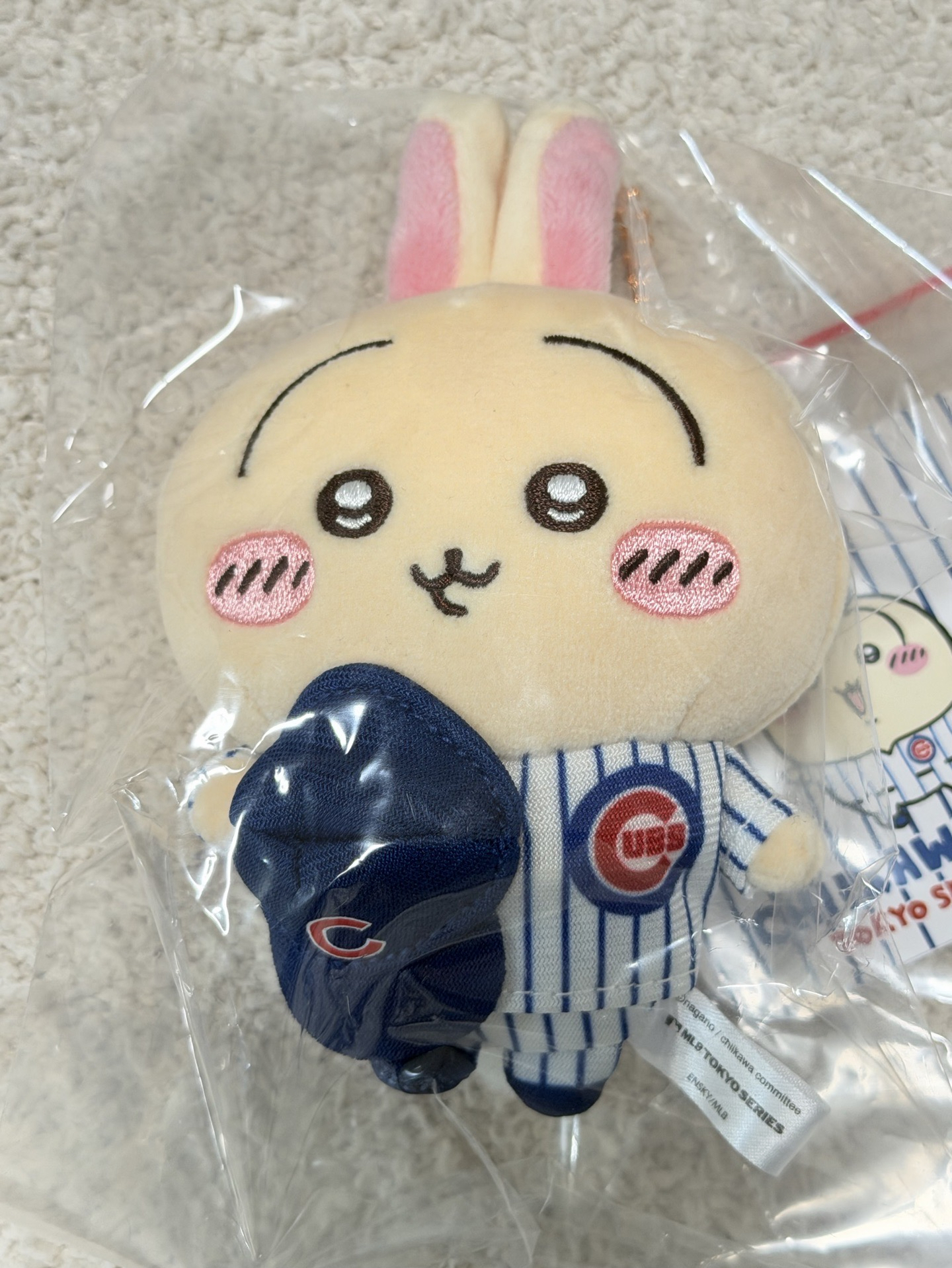 吉伊卡哇 兔兔烏薩奇 MLB聯名 小熊隊