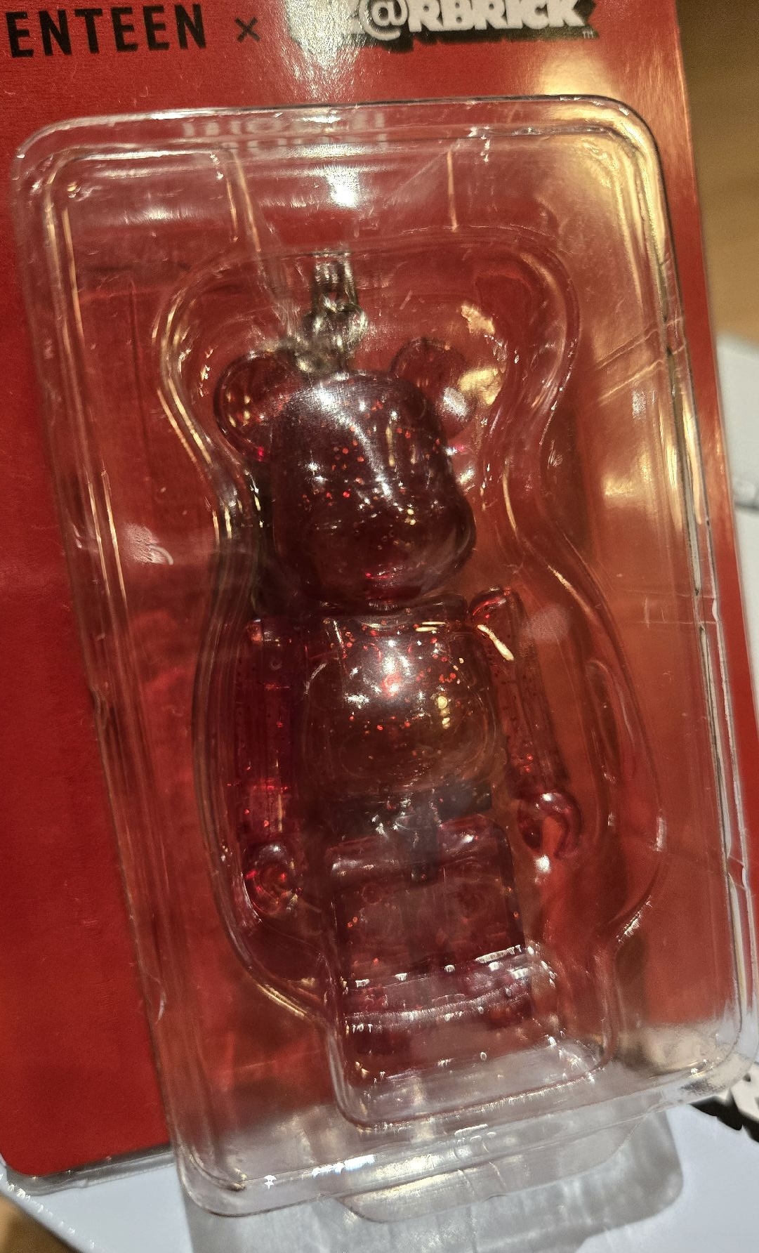 BE@RBRICK×SEVENTEEN 庫柏力克熊 400% 100%